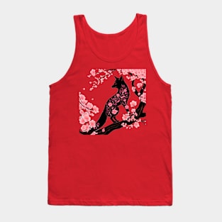 Spring sakura fox Tank Top